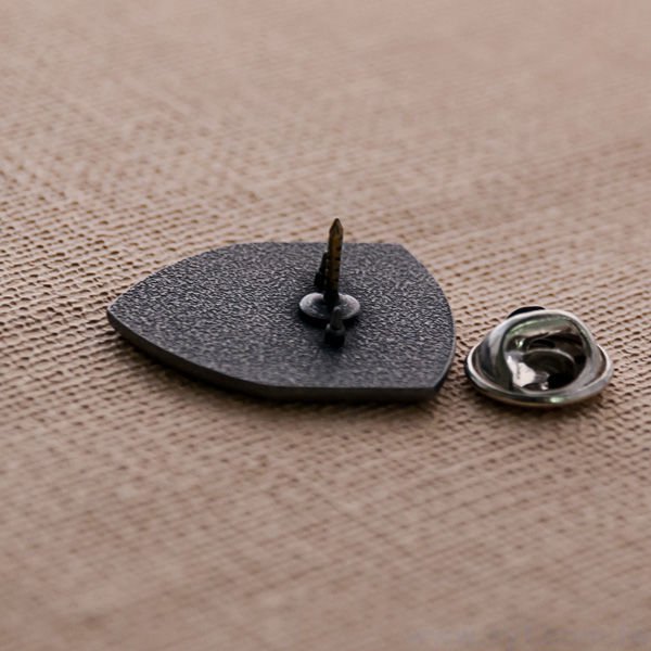 數位印刷鋅合金屬徽章-蝴蝶帽胸章-盾牌造型_5